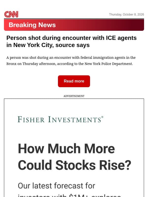 Person shot during encounter with ICE agents in New York City, source says email from CNN
