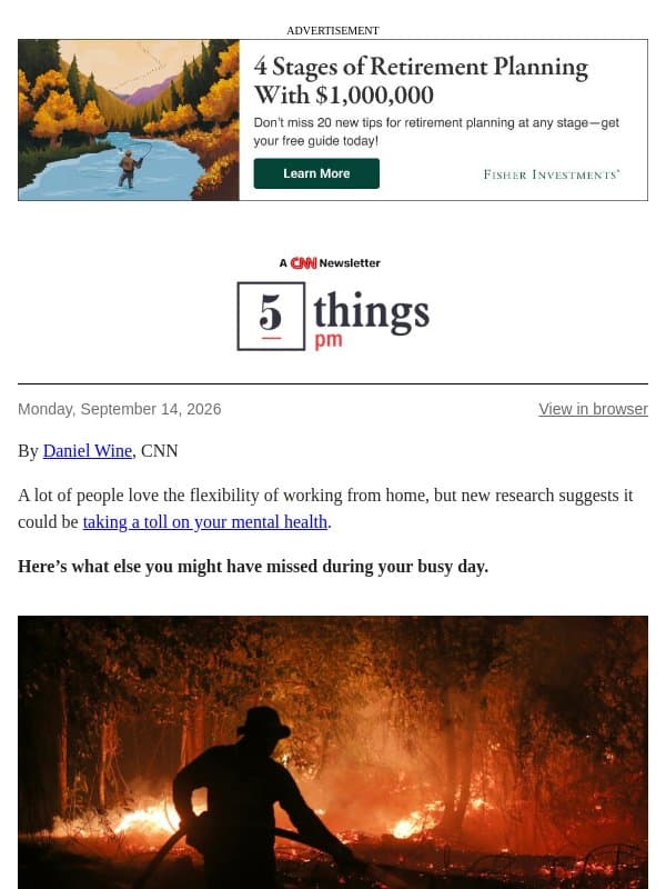 Super status, working from home, runway drama email from CNN