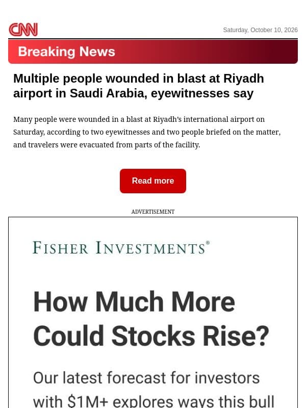 Multiple people wounded in blast at Riyadh airport in Saudi Arabia, eyewitnesses say email from CNN