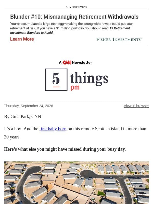 Grim mortgage milestone, brawling seniors, gut instinct email from CNN