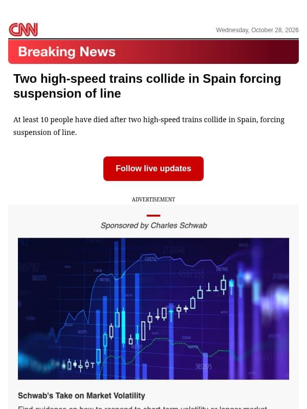 Two high-speed trains collide in Spain forcing suspension of line email from CNN