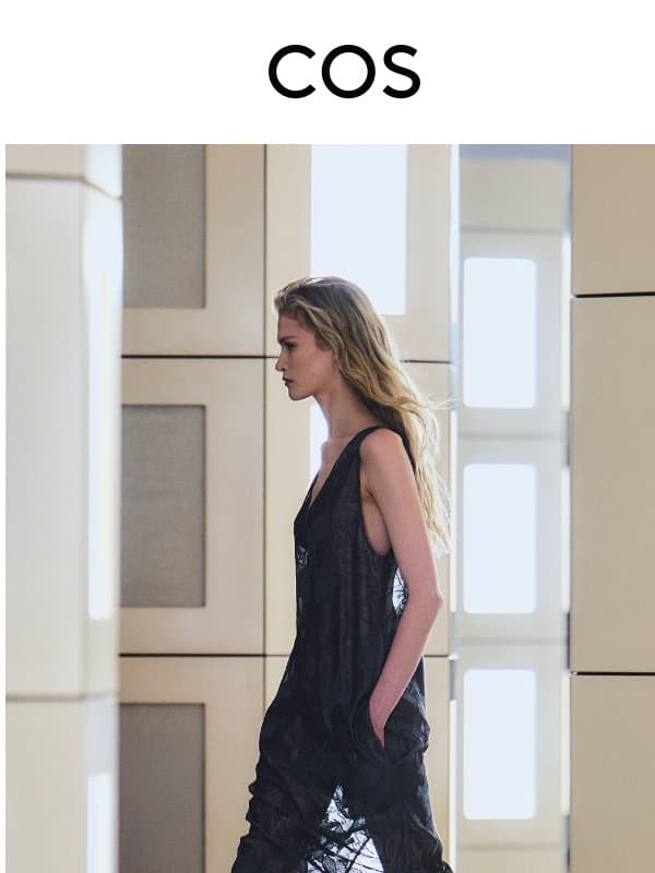 Autumn Winter 2026 på NYFW email from COS