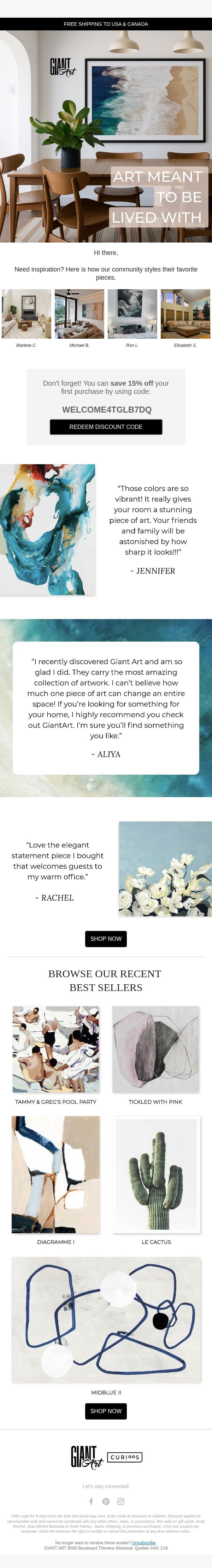 See how they styled it email from Curioos screenshot