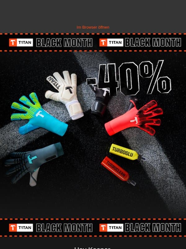 🔥 Bis zu 40% - ab Donnerstag bei T1TAN email from De