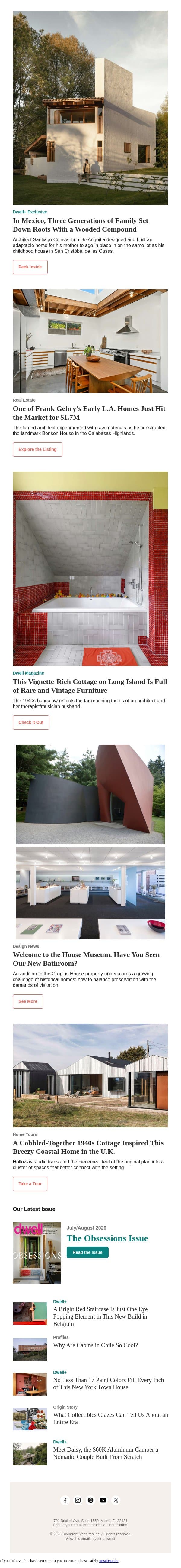 One of Frank Gehry’s Early L.A. Homes Just Hit the Market for $1.7M email from Dwell screenshot