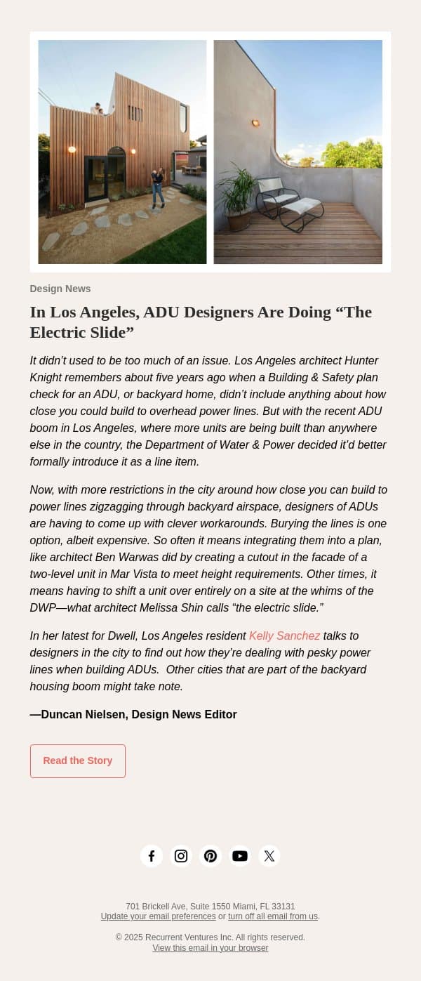 In Los Angeles, ADU Designers Are Doing “The Electric Slide” email from Dwell screenshot