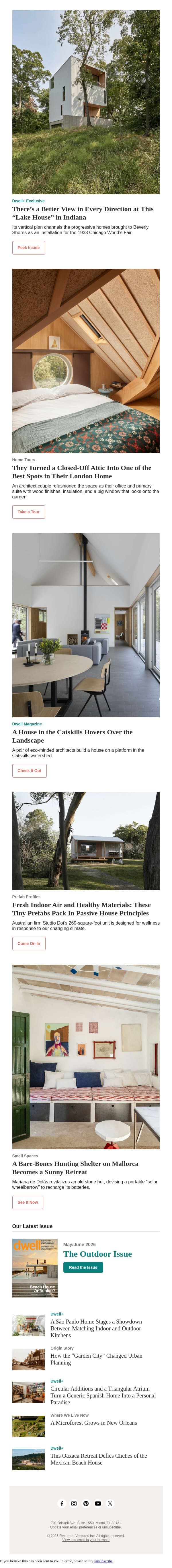 They Turned a Closed-Off Attic Into the Star of Their London Home email from Dwell screenshot