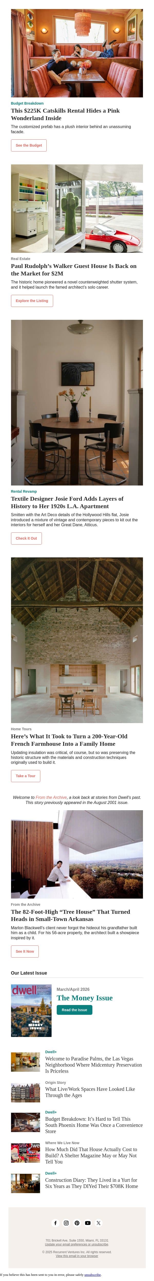 A$AP Rocky Designed the Interiors of This Iconic Paul Rudolph House That’s For Sale email from Dwell screenshot