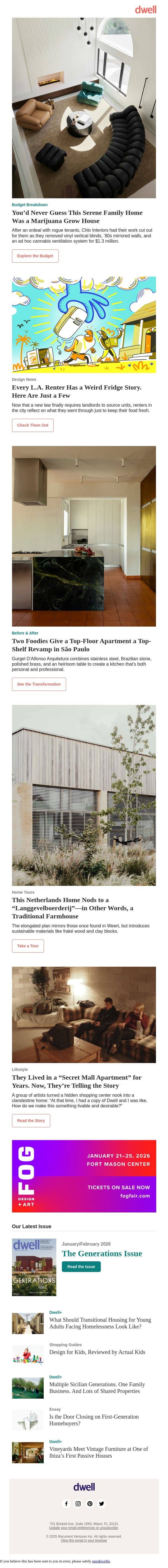 RIP to L.A’s Ridiculous Fridge Law (But Long Live The Stories) email from Dwell screenshot