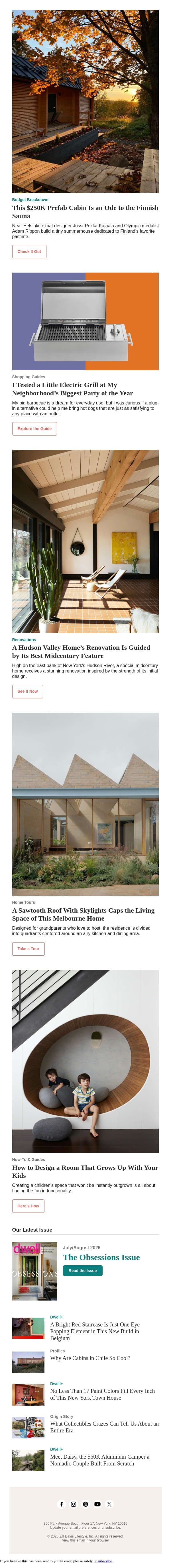 A Sawtooth Roof With Skylights Caps This Melbourne Home email from Dwell screenshot