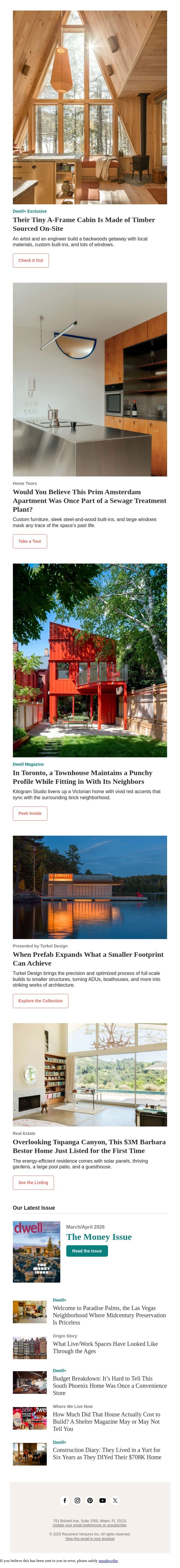 Would You Believe This Prim Apartment Was Once Part of a Sewage Treatment Plant? email from Dwell screenshot