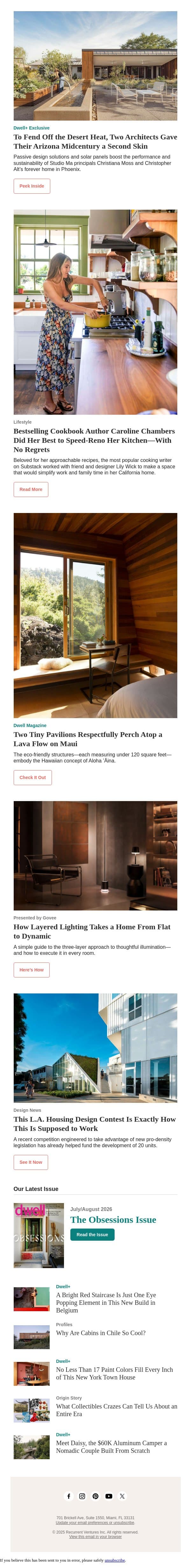 This Arizona Midcentury Used Passive Design Principles to Withstand the Desert Heat email from Dwell screenshot