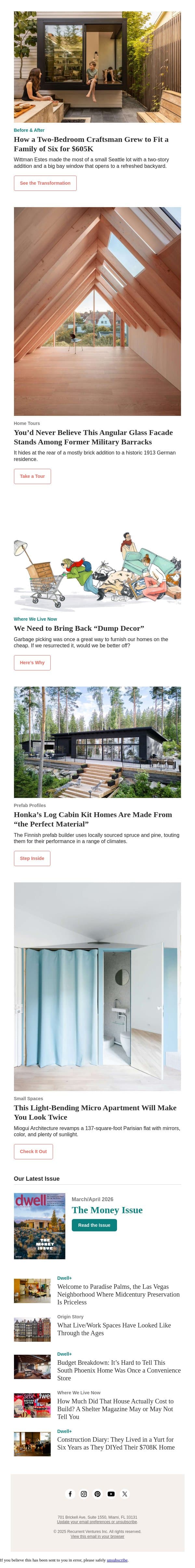 We Need to Bring Back “Dump Decor” email from Dwell screenshot