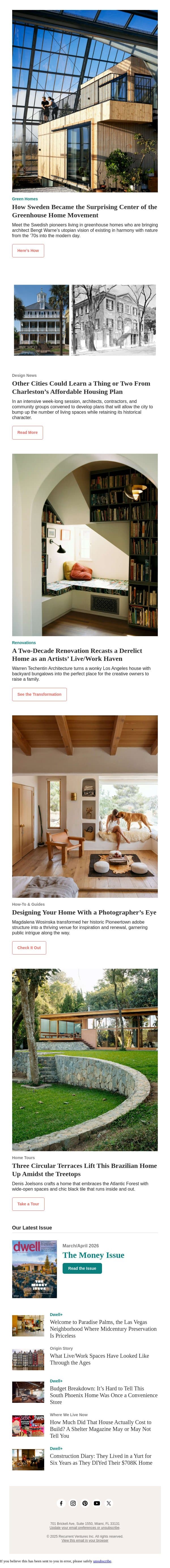 Other Cities Should Be Taking Notes From Charleston‘s Affordable Housing Plan email from Dwell screenshot