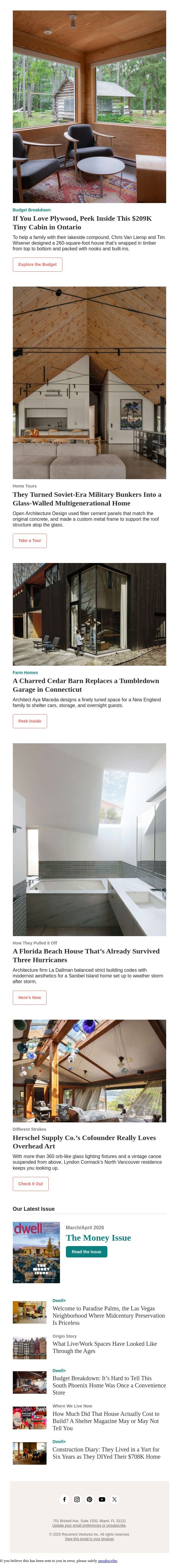 This Multigenerational Home Is Inspired by Soviet-Era Military Bunkers email from Dwell screenshot