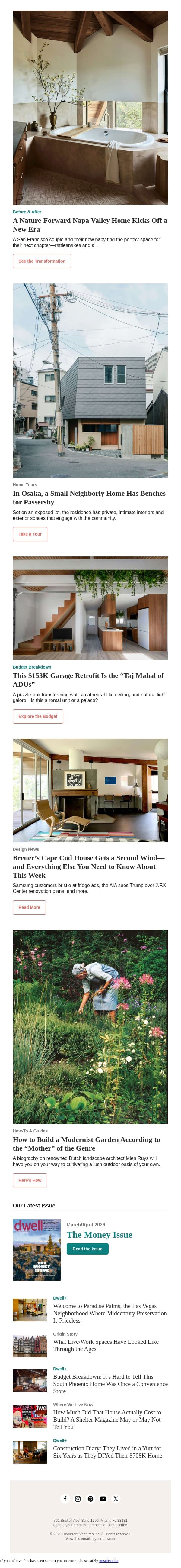How This Intimate Osaka Home Dialogues With Its Very Public Neighborhood email from Dwell screenshot