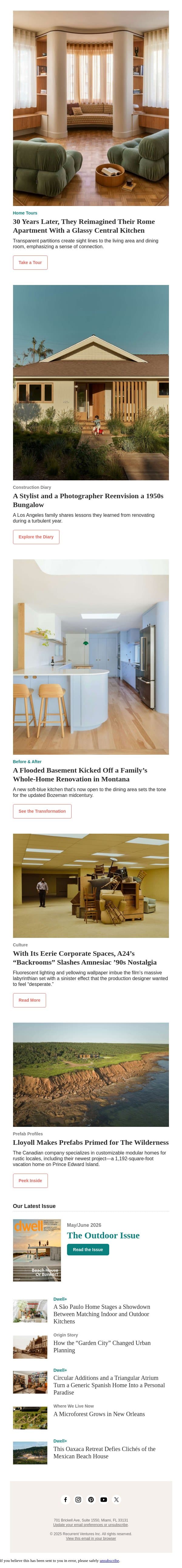 They Built a 30,000-Square-Foot Film Set for A24’s “Backrooms” email from Dwell screenshot
