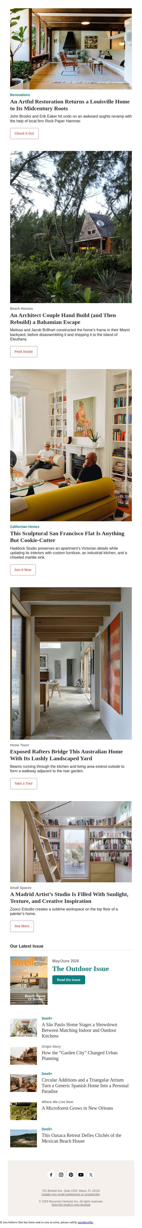 This Sculptural San Francisco Flat Is Anything But Cookie-Cutter email from Dwell screenshot
