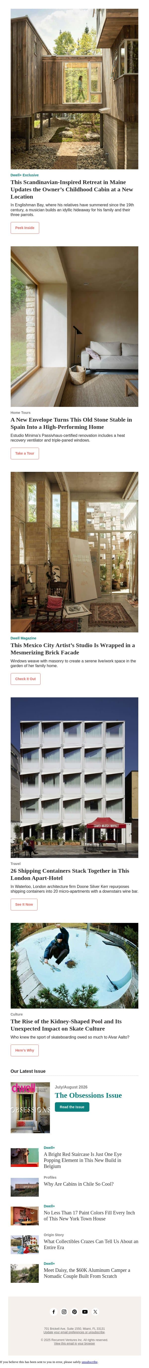 You’d Never Guess This Stone Stable Is Actually a Passivhaus-Certified Home email from Dwell screenshot