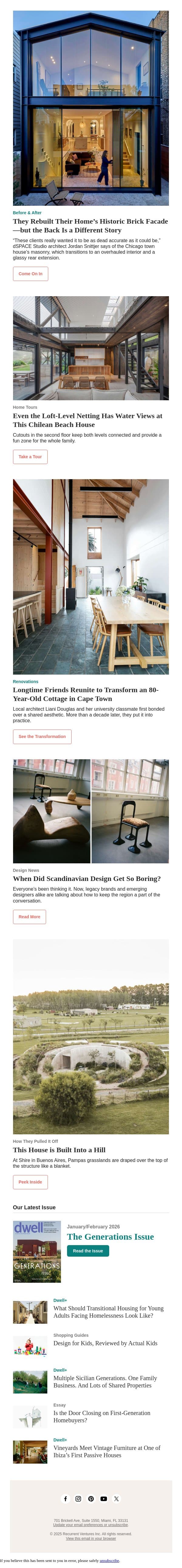 When Did Scandinavian Design Get So Boring? email from Dwell screenshot