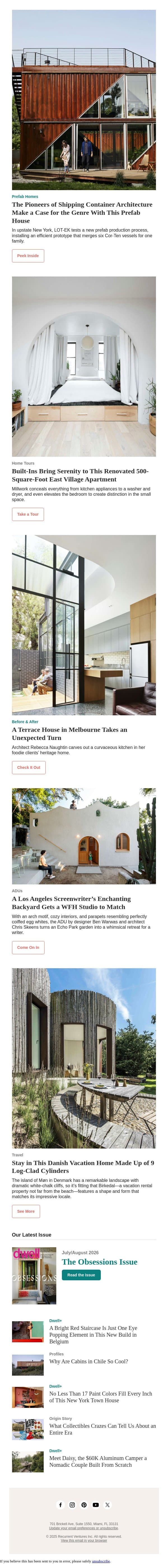 Here’s How They Zhuzhed Up a 500-Square-Foot East Village Apartment email from Dwell screenshot