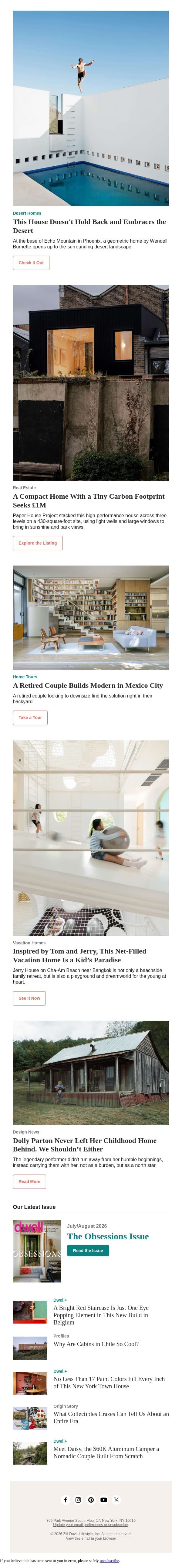 An 830-Square-Foot Home With a Tiny Carbon Footprint Is on Sale for £1M email from Dwell screenshot