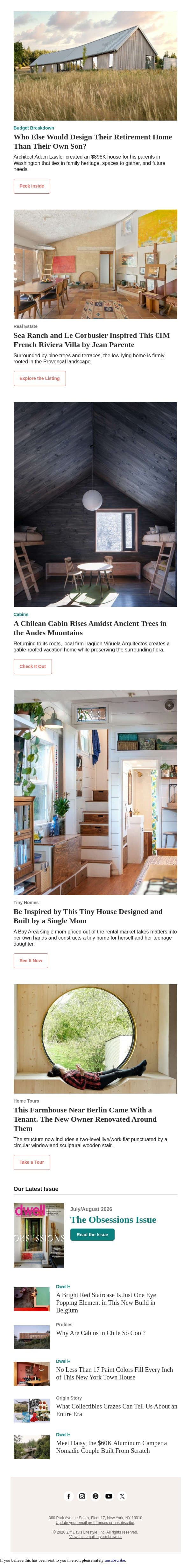 This Farmhouse Came With a Tenant. The New Owner Renovated Around Them email from Dwell screenshot
