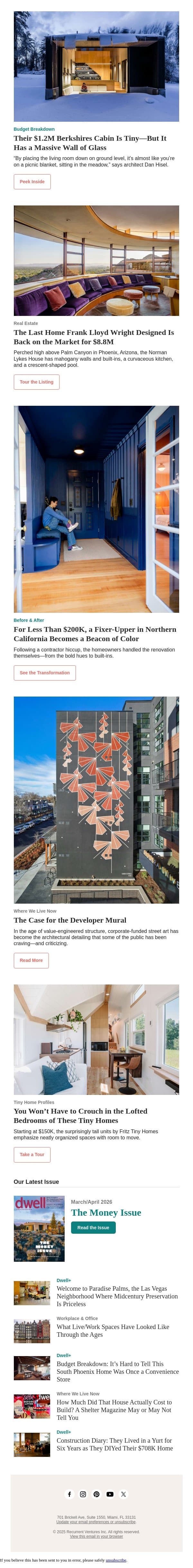 The Case for the Developer Mural email from Dwell screenshot