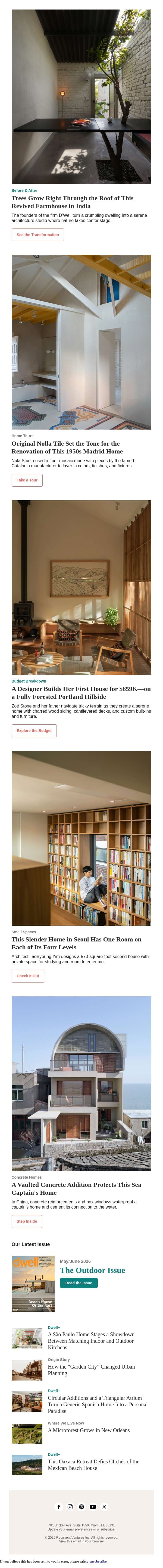 This 1950s Home Reno Was Guided by Its Original Nolla Mosaic Floor email from Dwell screenshot