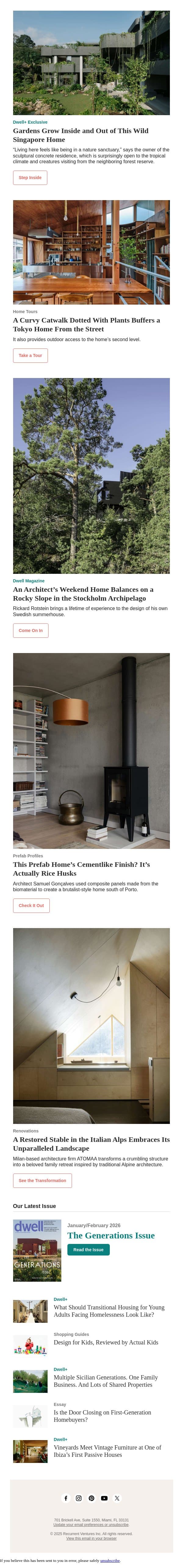 Brutalism, but Make It...out of Rice Husks? email from Dwell screenshot
