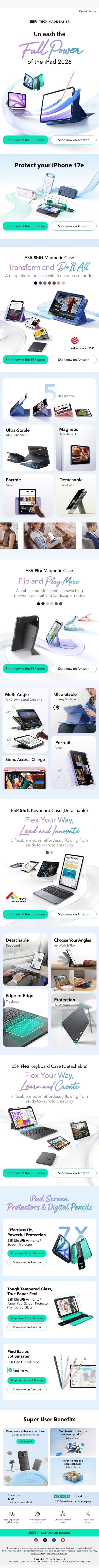 Unleash the Full Power of Your iPad 2026 | ESR email from ESR screenshot