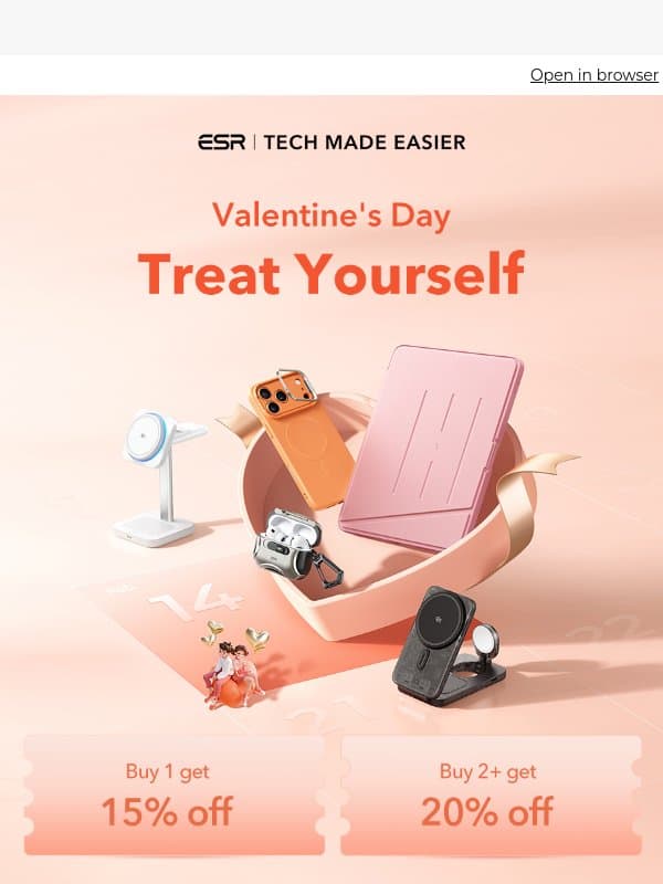 Love, Made Easier This Valentine’s Day | ESR email from ESR