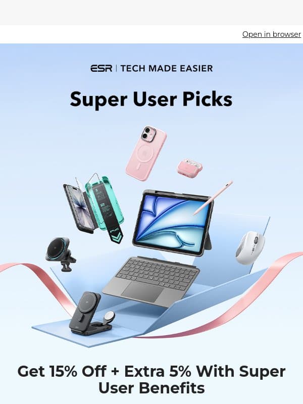 Not a Super User Yet? You’re Missing Exclusive Benefits | ESR email from ESR
