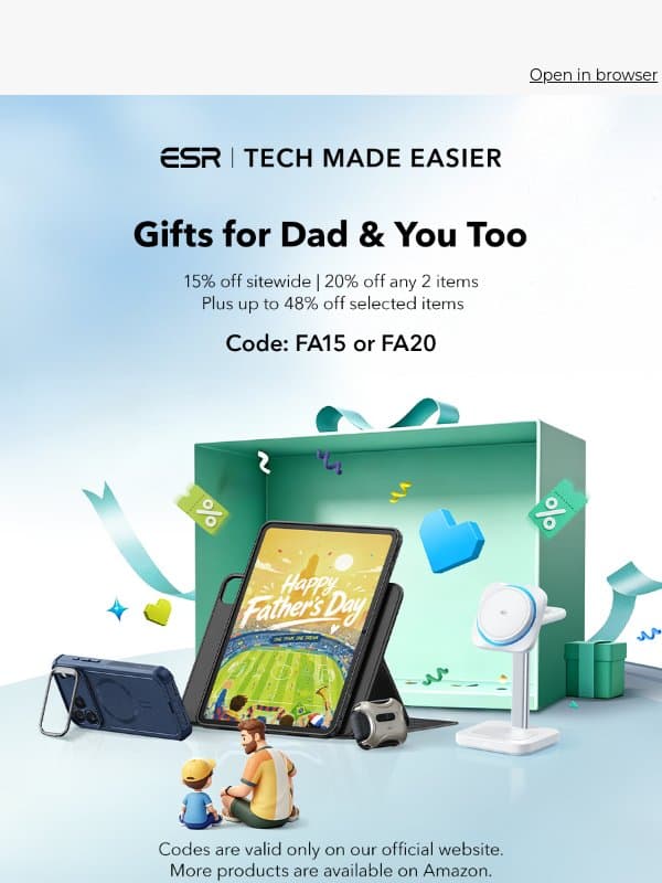 One for Dad. One for You | ESR email from ESR