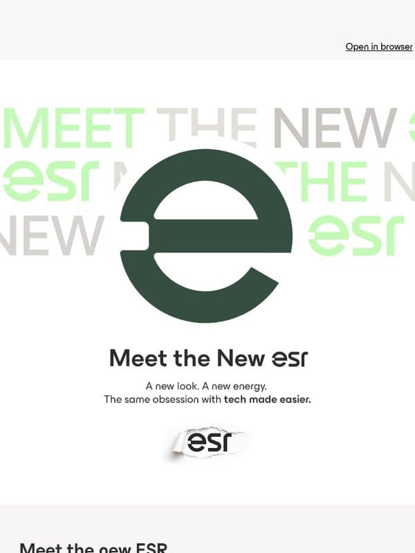 Meet the New ESR email from ESR