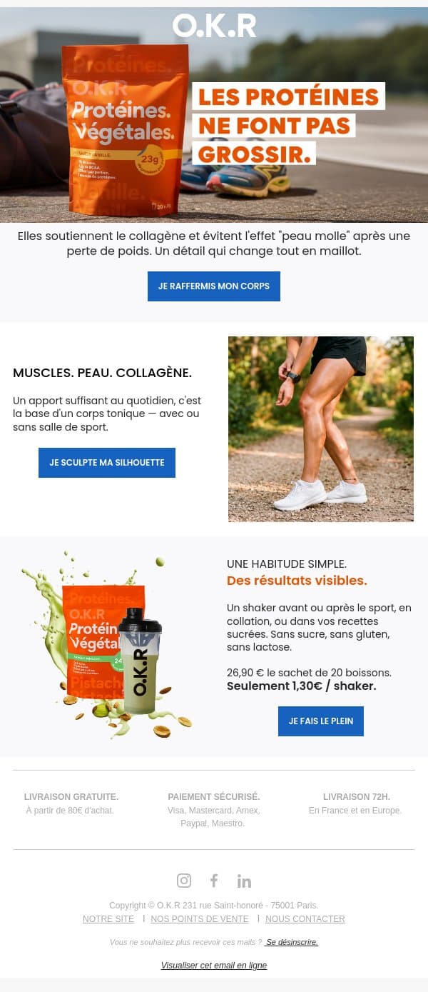 💪 Affinée, c'est oui. Ferme, c'est mieux. email from Feed. screenshot