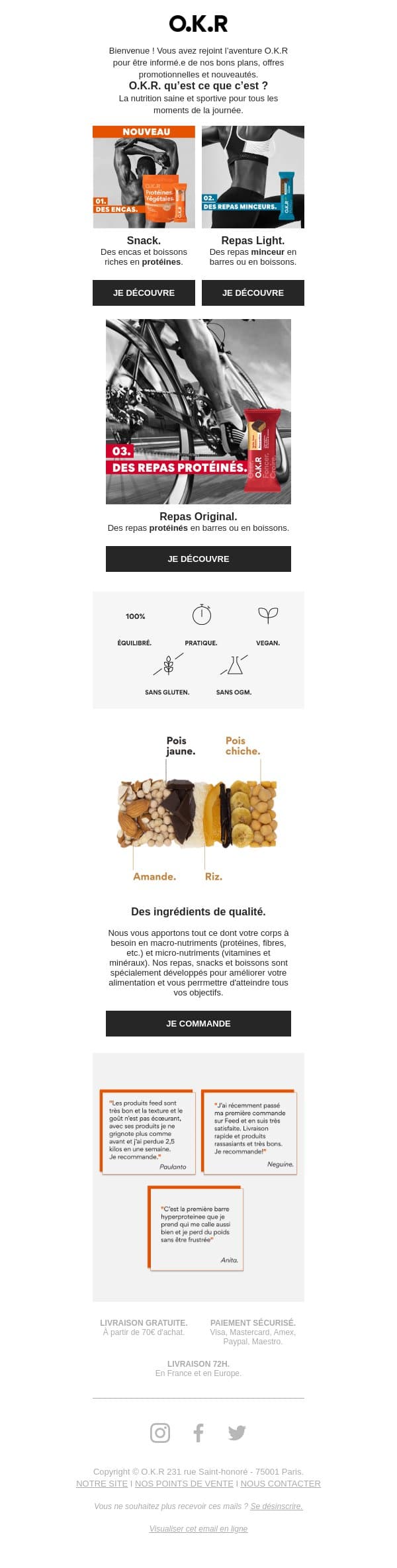 🚀 C'est parti ! email from Feed. screenshot