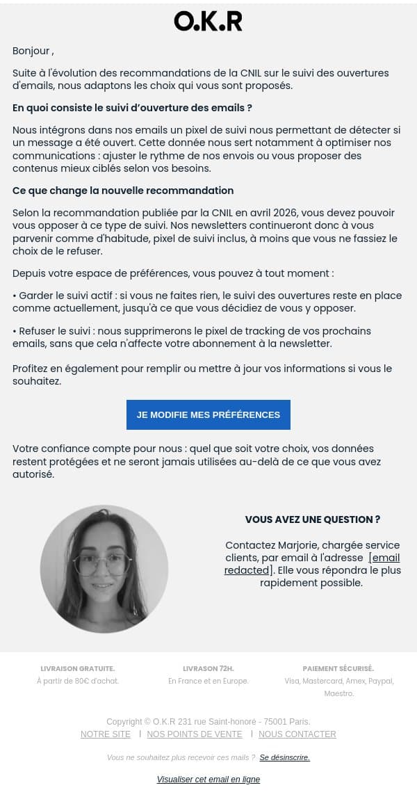 📢 Information importante email from Feed. screenshot