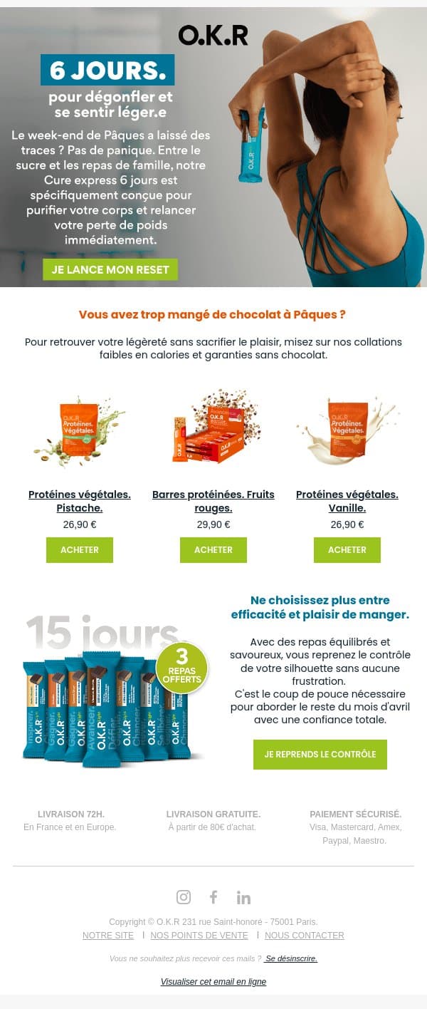 🔄 Reset express Post-Pâques email from Feed. screenshot