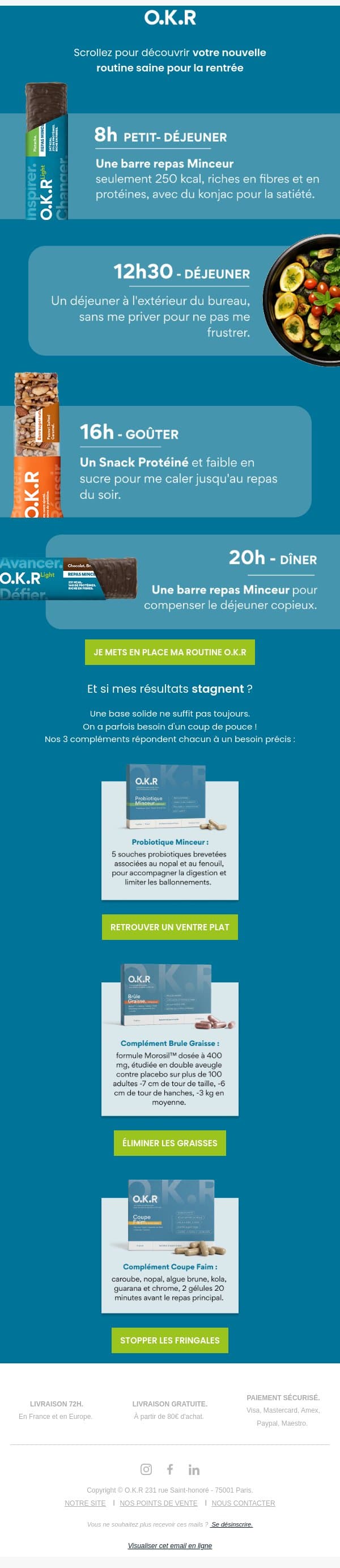 👉 On élimine les excès de l'été email from Feed. screenshot