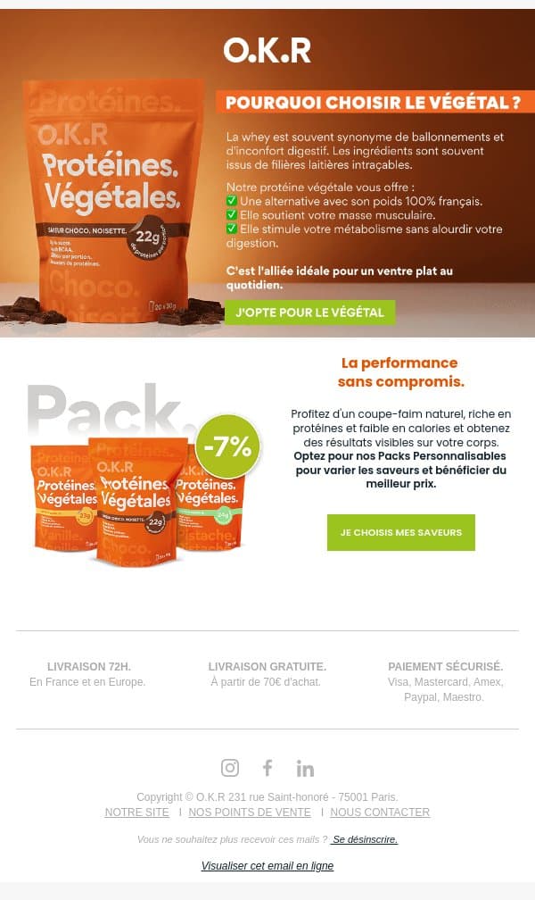 🥊 Protéine Végétale vs Whey : victoire par KO. email from Feed. screenshot