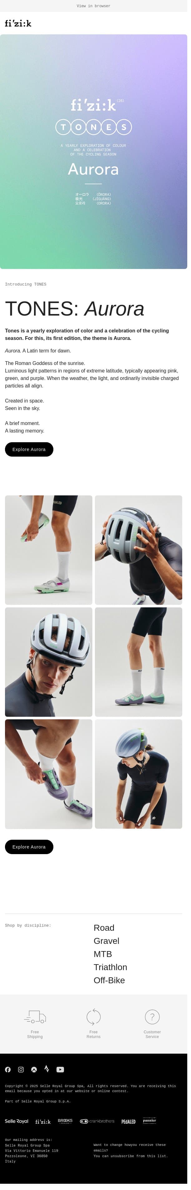 Introducing TONES email from Fizik screenshot