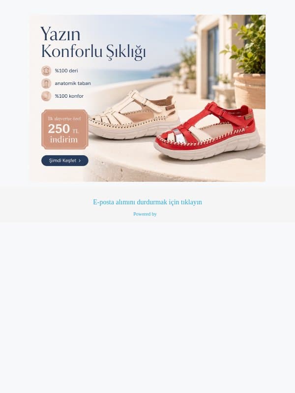 Yazın Konforlu Şıklığına 250 TL İndirimle Adım Atın | FORELLİ email from Forelli screenshot