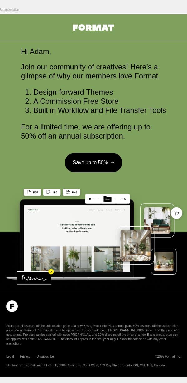 Here’s why you’ll love Format email from Format screenshot