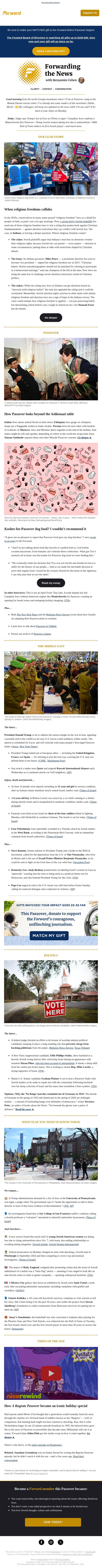 Jews wielded religion to win a rare abortion rights victory in a red state email from Forward screenshot