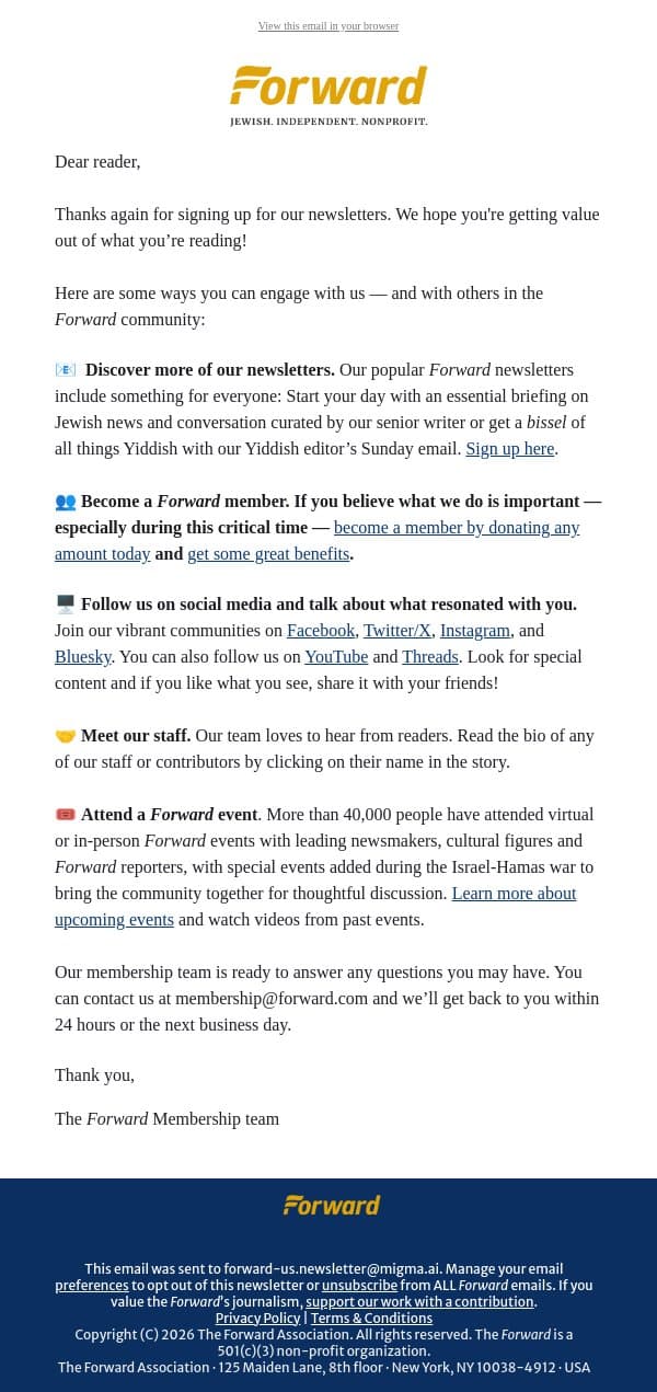 5 ways to get the most from the Forward email from Forward screenshot