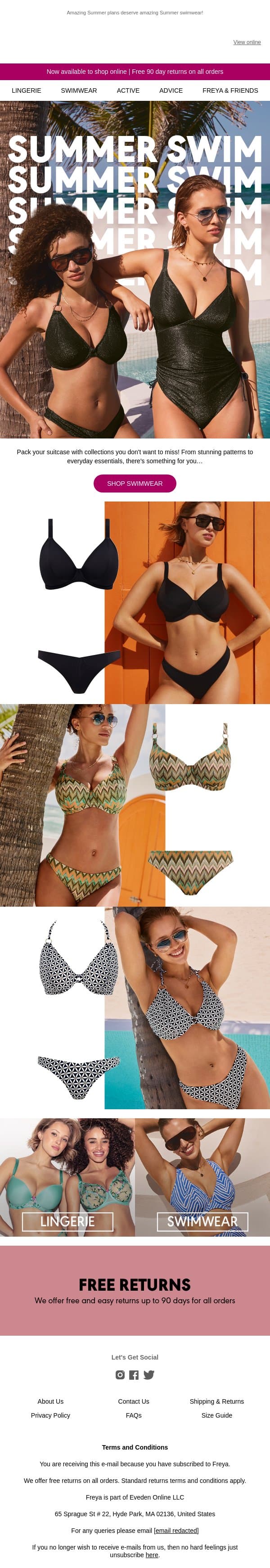 Warning: Hot Swimwear Ahead🤩🔥 email from Freya screenshot