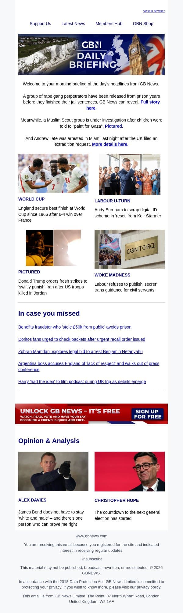 EXCLUSIVE: Rape gang perpetrators released from prison years before finishing sentences email from GB News screenshot