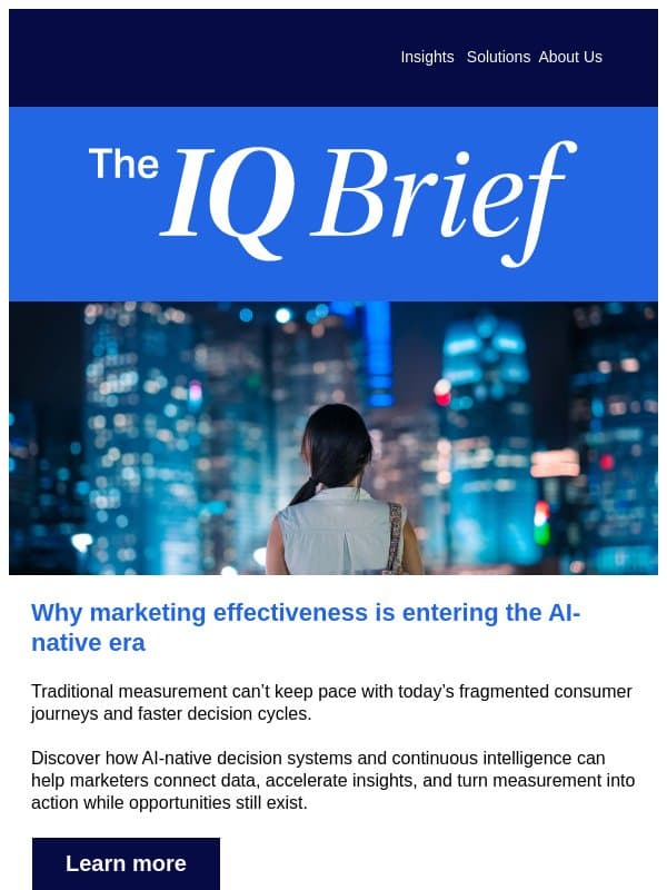 New NIQ insights to help you stay ahead email from GfK