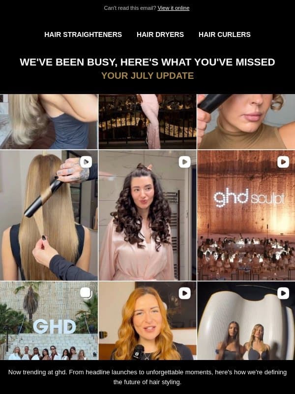 You've missed a few things... 👀 email from GHD